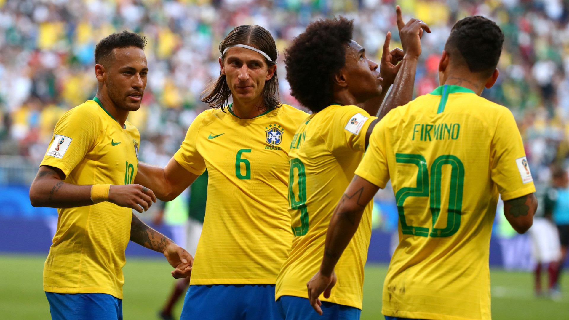 Бразильские парни в сборной страны