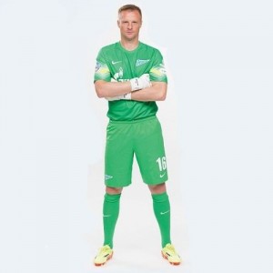 Вратарская футбольная форма детская Зенит Гостевая 2014 2015 L/S L (рост 140 см)